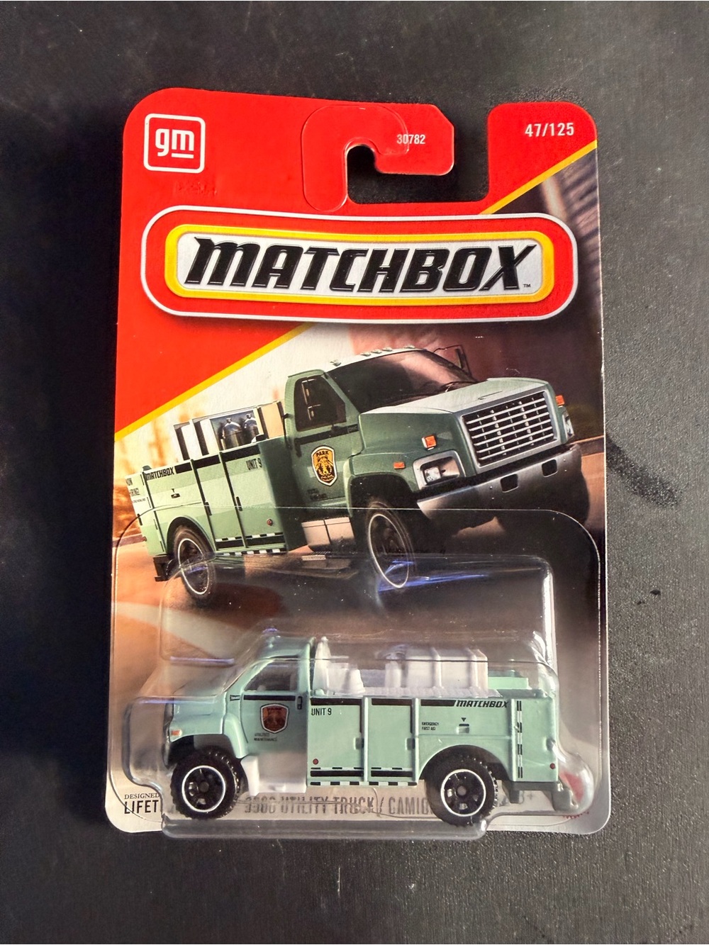 Matchbox Light Green Utility Service Truck Toy